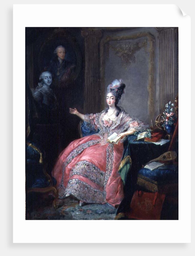 Louise Marie Josephine of Savoy, Countess of Provence, 1775 by Jean-Baptiste Andre Gautier D'Agoty