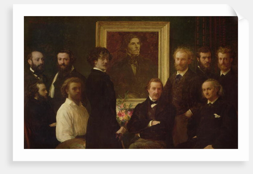 Homage to Delacroix, 1864 by Ignace Henri Jean Fantin-Latour