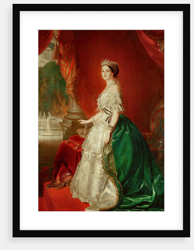 Empress Eugenie of France wife of Napoleon Bonaparte III by Franz Xaver Winterhalter