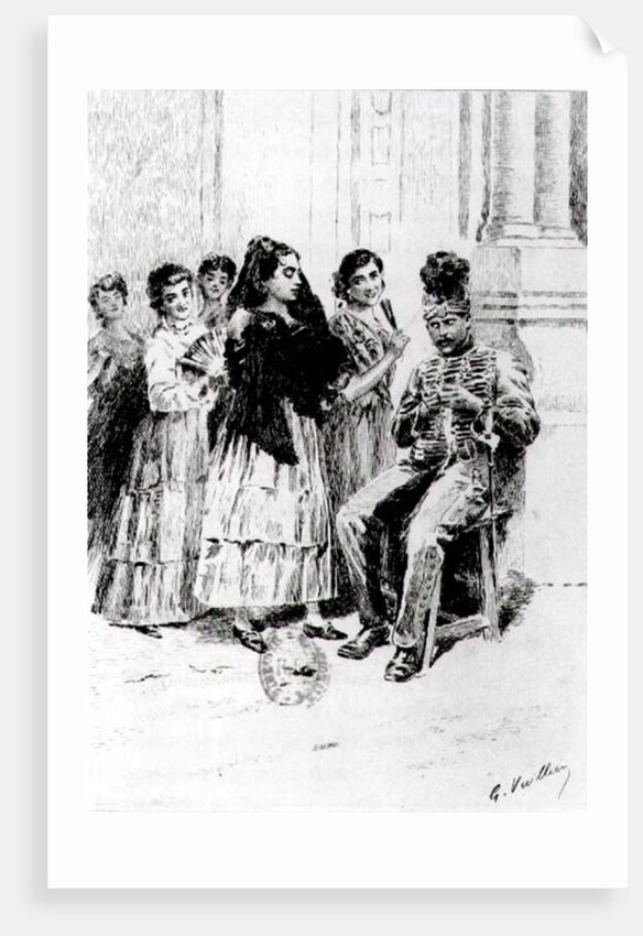 Carmen by Gaston Vuillier