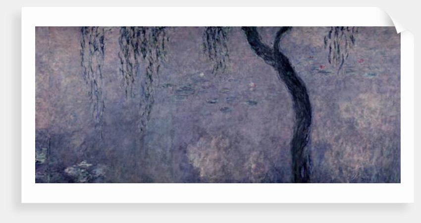 Waterlilies: Two Weeping Willows, right section, c.1915-26 by Claude Monet