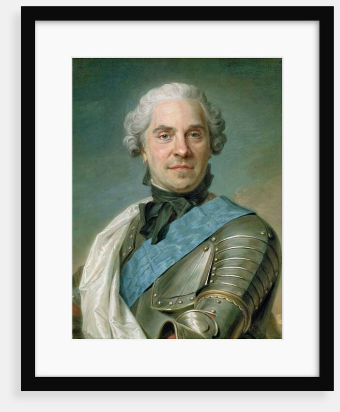 Portrait of Maurice Comte de Saxe by Maurice Quentin de la Tour