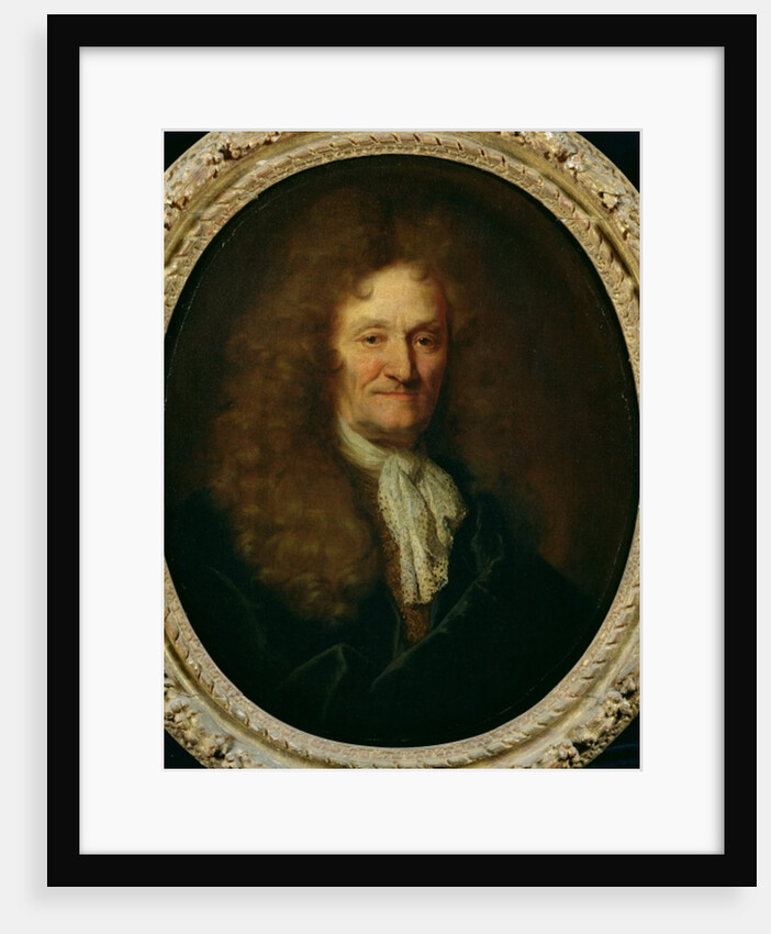 Portrait of Jean de La Fontaine by Nicolas de Largilliere