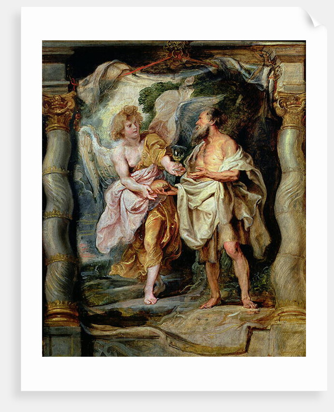 The Prophet Elijah and the Angel in the Wilderness, c.1626-28 by Peter Paul Rubens