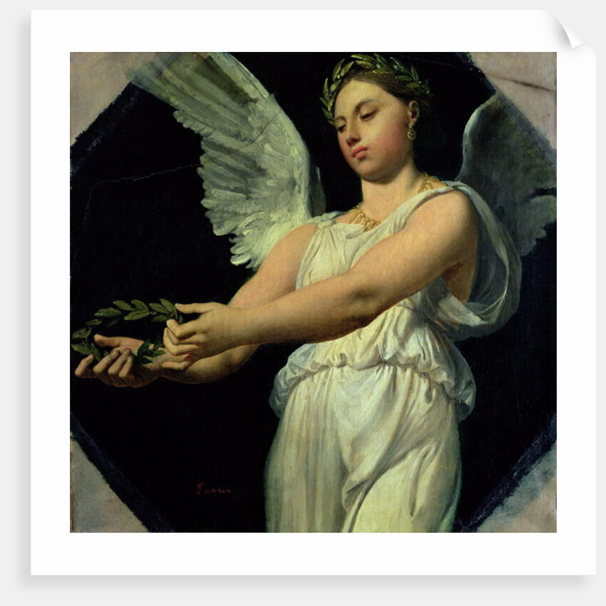 Study of Victory for the Apotheosis of Homer, 1826-27 by Jean Auguste Dominique Ingres