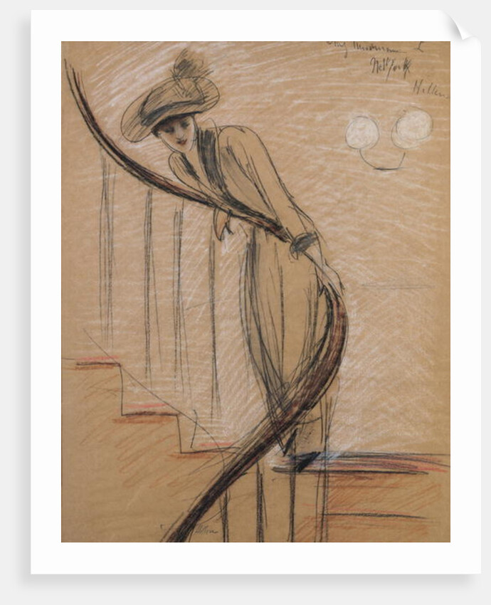 The Staircase by Paul Cesar Helleu