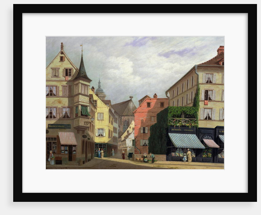 Maison Mathieu, Grand-Rue, Colmar, 1876 by Michel Hertrich