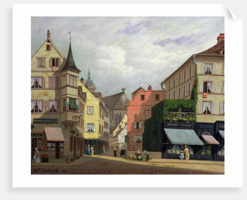 Maison Mathieu, Grand-Rue, Colmar, 1876 by Michel Hertrich