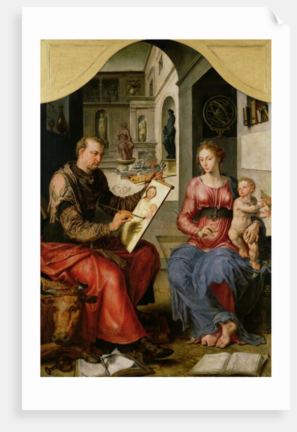 St. Luke Painting the Virgin, c.1545 by Maerten van Heemskerck