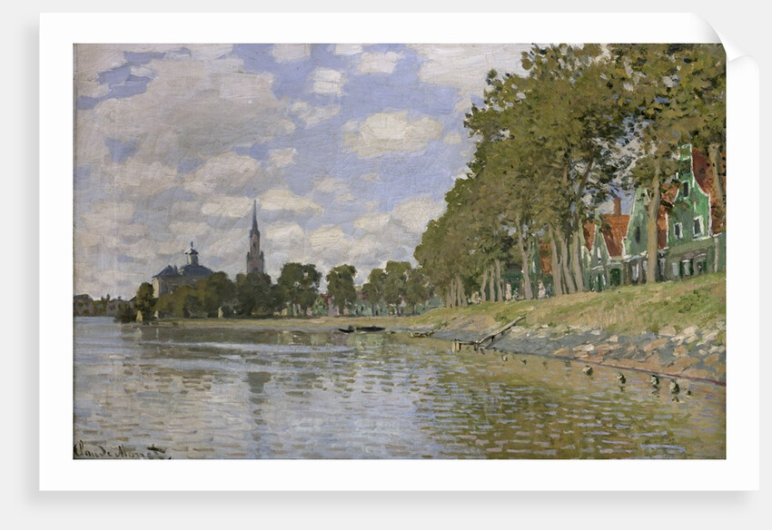 Zaandam 1871 by Claude Monet
