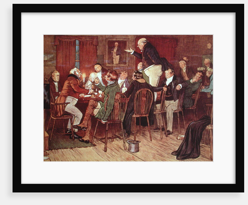 The Eloquent Mr Pickwick by Cecil Charles Windsor Aldin
