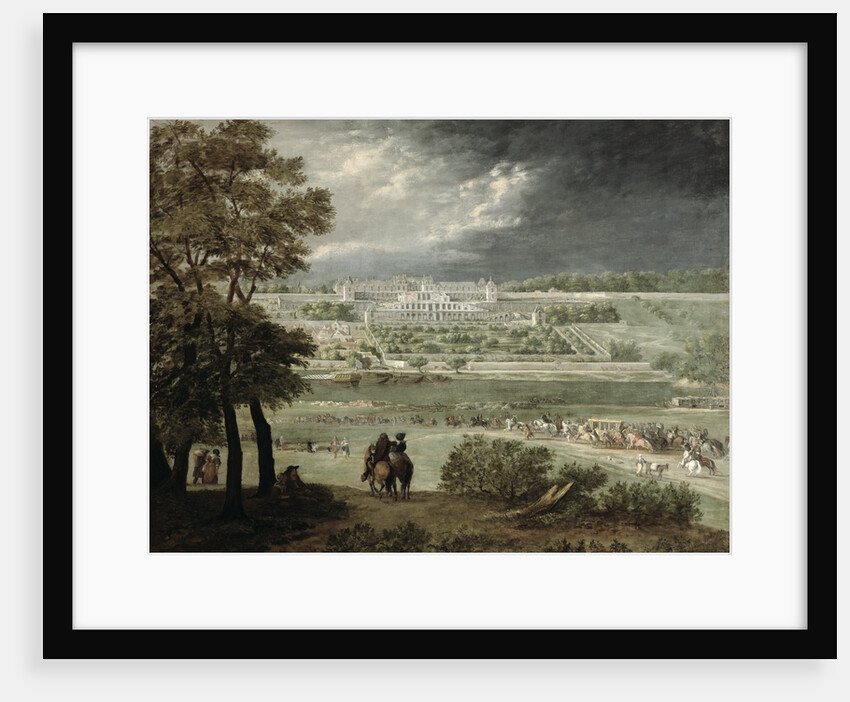 Château of St. Germain-en-Laye in 1655 by Adam Frans van der Meulen