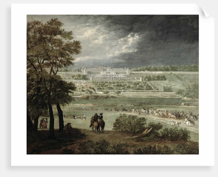 Château of St. Germain-en-Laye in 1655 by Adam Frans van der Meulen