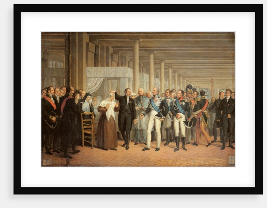 Cataract Operation Performed by Guillaume Dupuytren in the Presence of King Charles X at the Hotel Dieu by French School