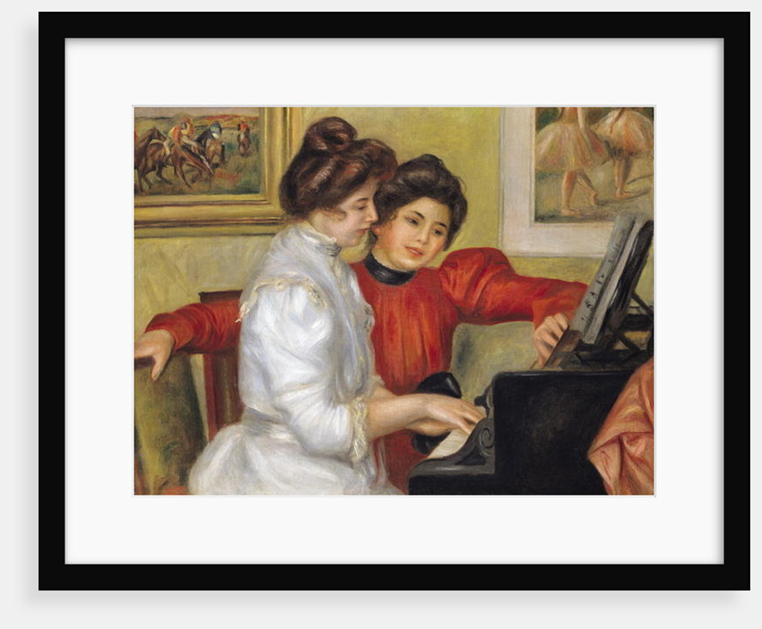 Yvonne and Christine Lerolle at the piano, 1897 by Pierre Auguste Renoir
