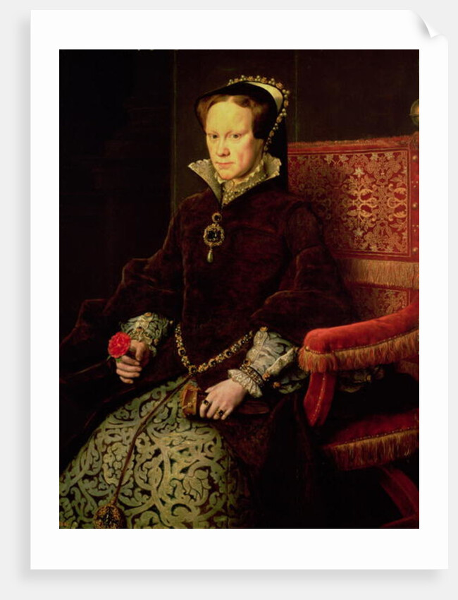 Queen Mary I of England, 1554 by Anthonis van Dashorst Mor