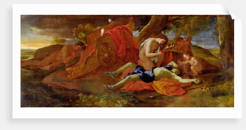 Venus Weeping over Adonis, c.1625 by Nicolas Poussin