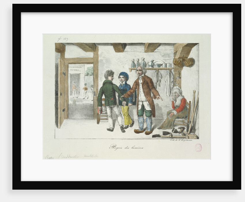 Progress of Enlightenment, 1819 by Gottfried or Godefroy Engelmann