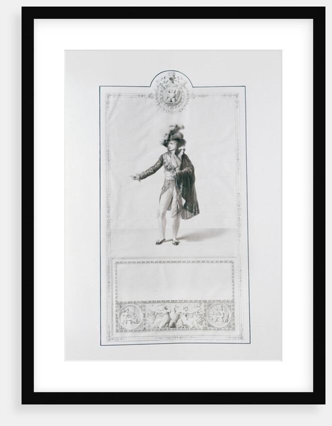 Costume of a Prince Grand Dignitaire for the Coronation of Emperor Napoleon I and Empress Josephine in Paris on 2 December, 1804 by Jean-Baptiste (after) Isabey