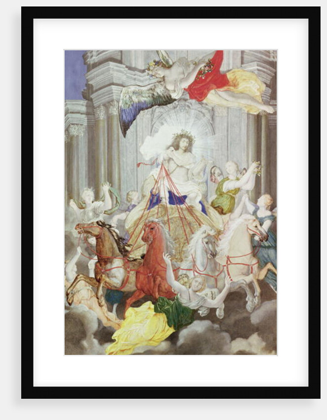Triumph of King Louis XIV of France driving the Chariot of the Sun preceded by Aurora by Joseph Werner