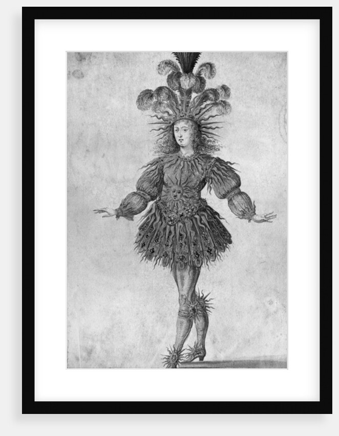 King Louis XIV of France in the costume of the Sun King in the ballet 'La Nuit', 1653 by French School