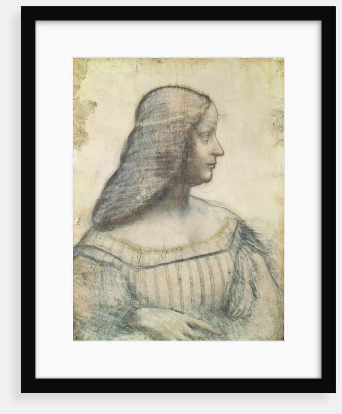 Portrait of Isabella d'Este, 1500 by Leonardo da Vinci