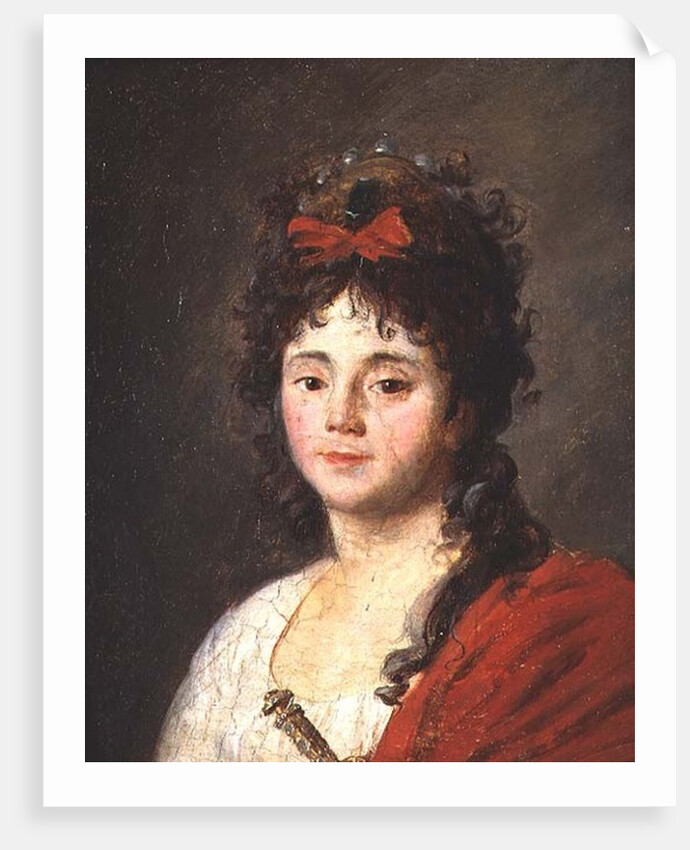 Portrait of Mademoiselle Maillard as the Goddess of Reason at the Fete de l'Eglise de Notre-Dame, 10th November 1793, after 1793 by Jean Francois Garneray