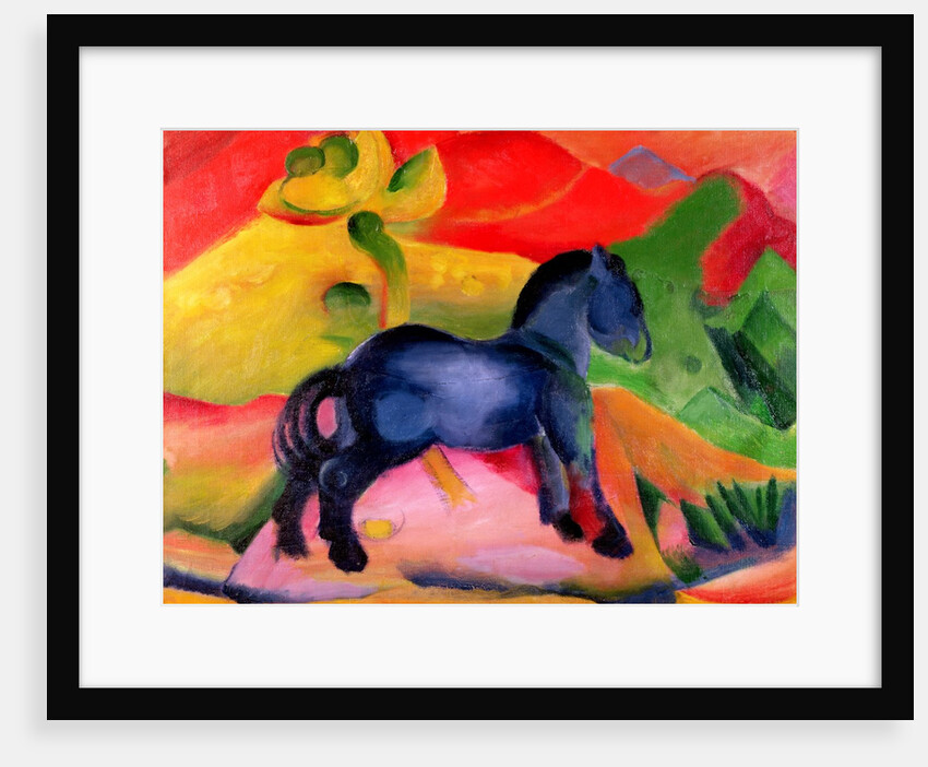 Little Blue Horse, 1912 by Franz Marc