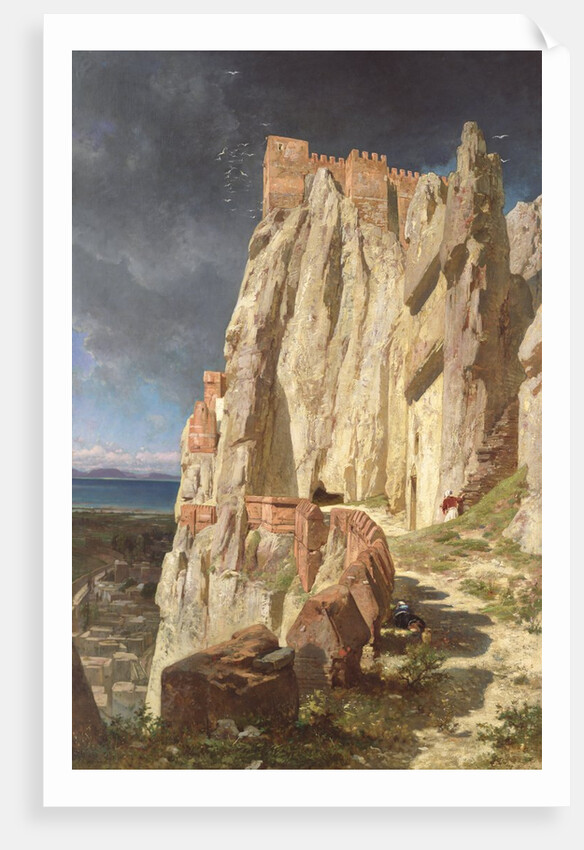 The Rock of Vann, Kurdistan, 1901 by Jules Joseph Augustin Laurens