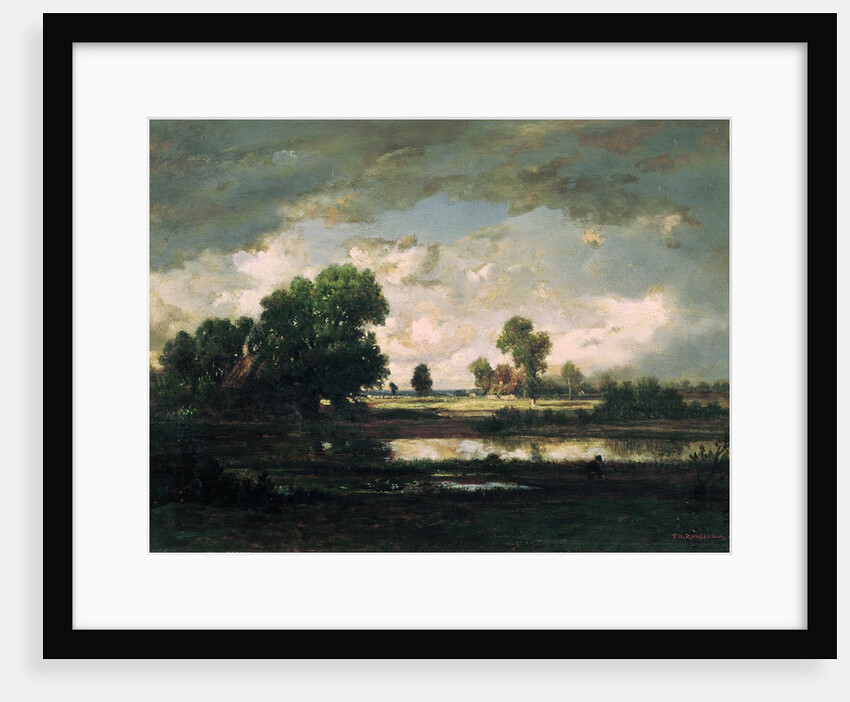 The Pool with a Stormy Sky, c.1865-7 by Pierre Etienne Theodore Rousseau