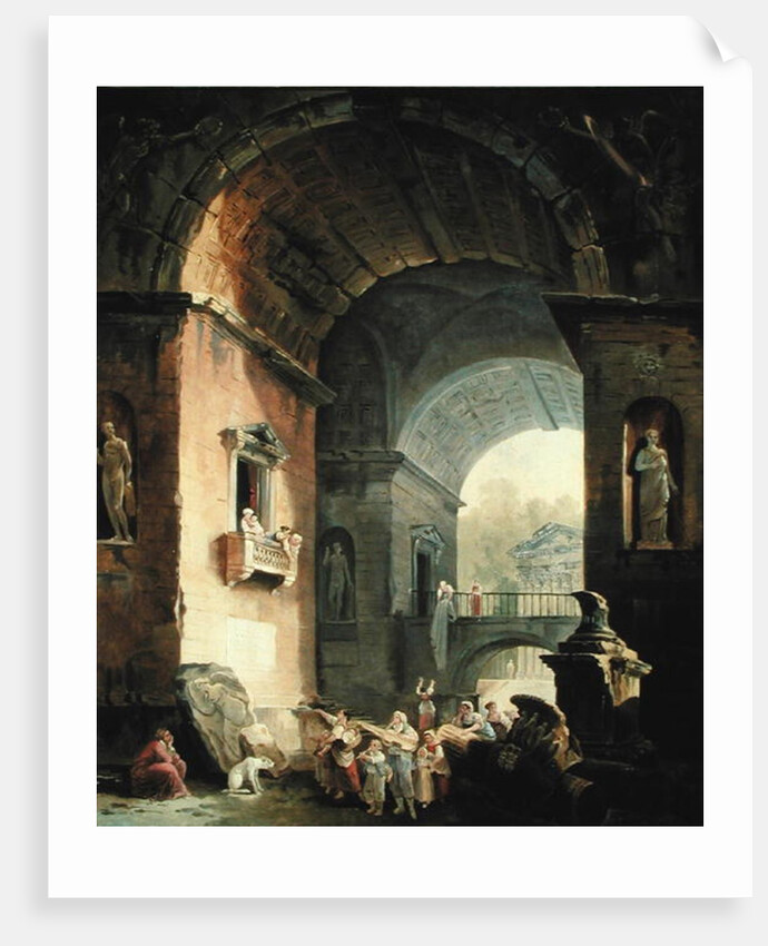 The Musicians by Hubert Robert