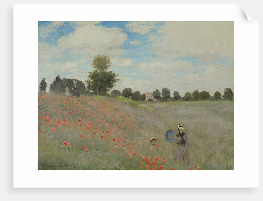 Wild Poppies, near Argenteuil, 1873 by Claude Monet