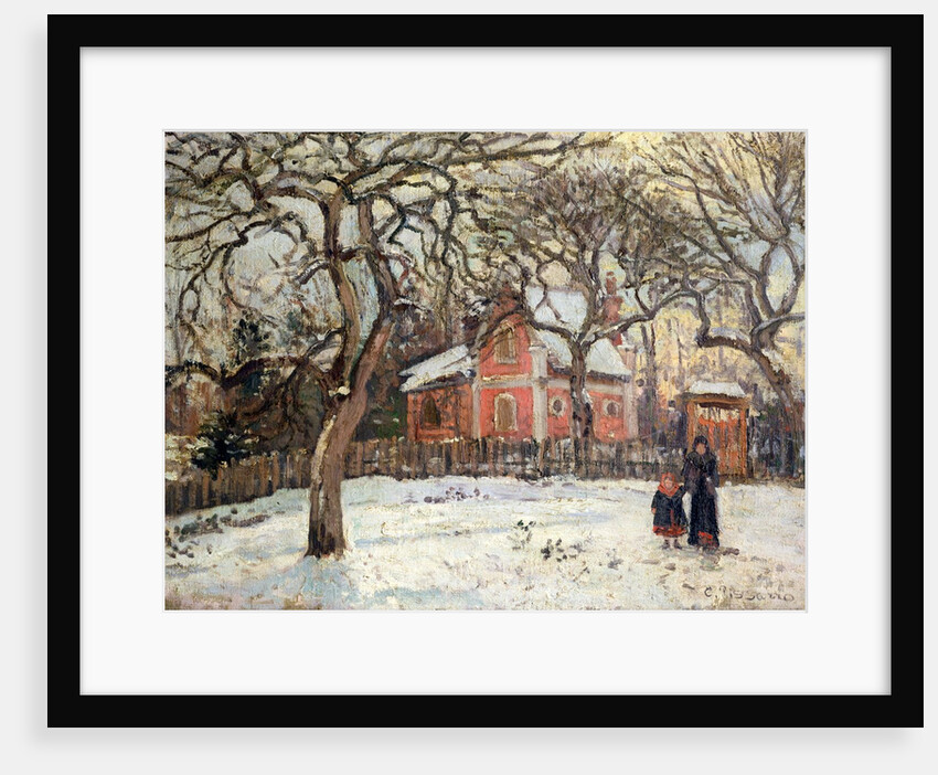 Chestnut Trees at Louveciennes, c.1871-2 by Camille Pissarro