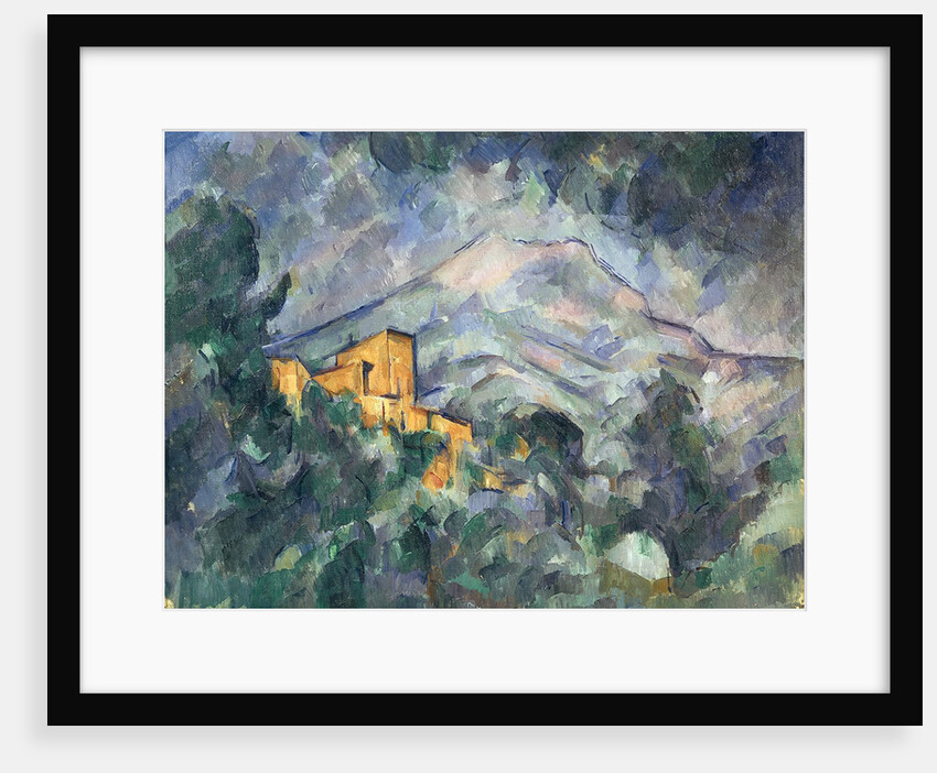 Montagne Sainte-Victoire and the Black Chateau, 1904-06 by Paul Cezanne
