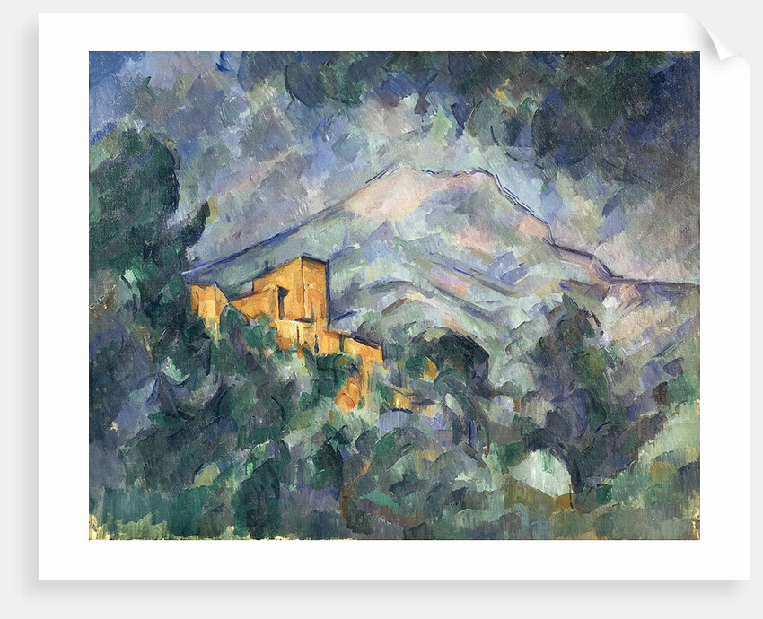 Montagne Sainte-Victoire and the Black Chateau, 1904-06 by Paul Cezanne