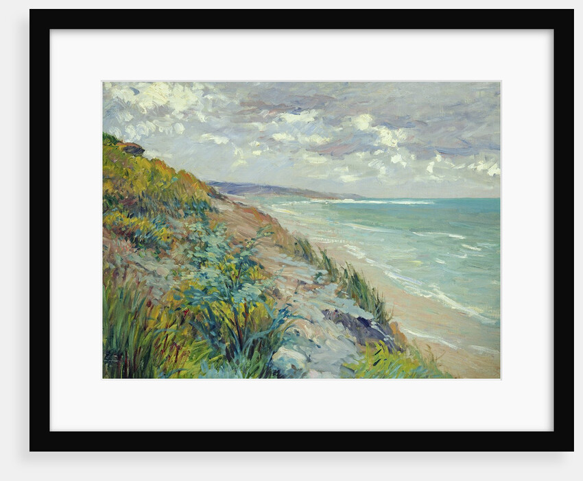 Cliffs by the sea at Trouville by Gustave Caillebotte