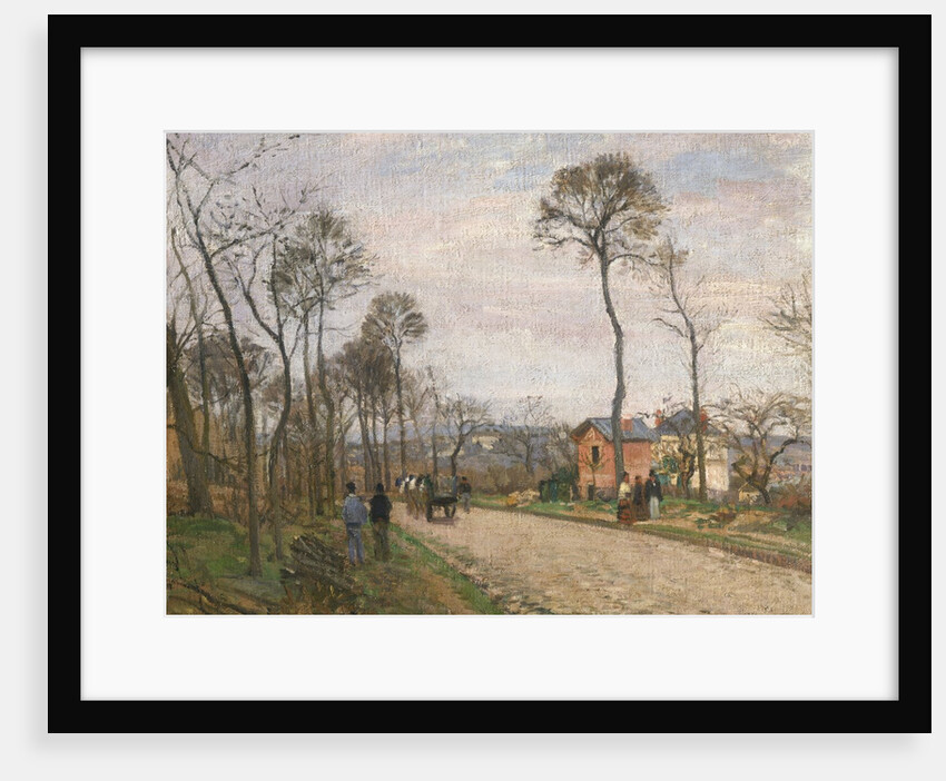 The Road from Louveciennes, 1870 by Camille Pissarro