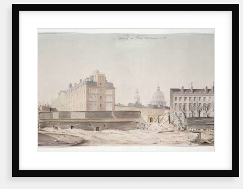 The Hole in the Rue Monge, the College of Navarre and the Polytechnic School of Paris, 1870 by French School
