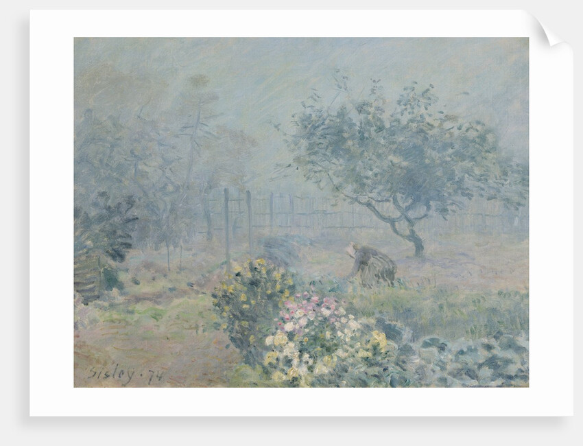 The Fog, Voisins, 1874 by Alfred Sisley