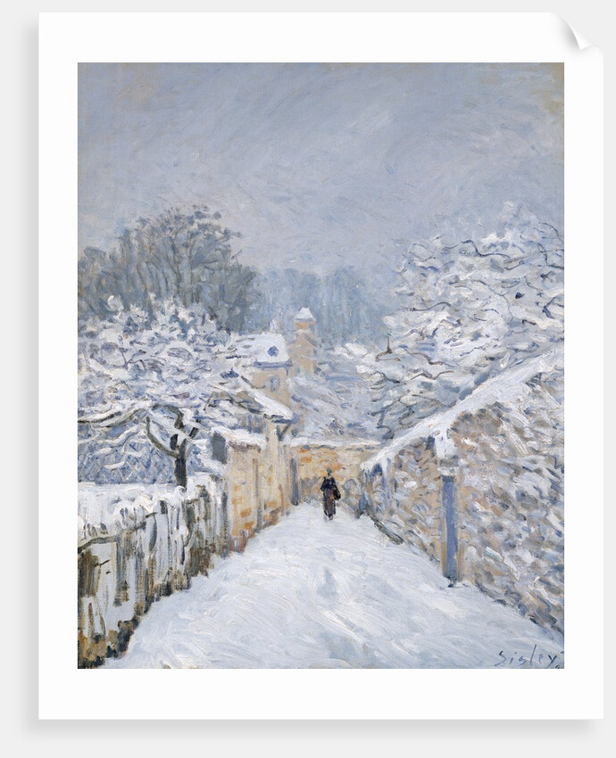 Snow at Louveciennes, 1878 by Alfred Sisley