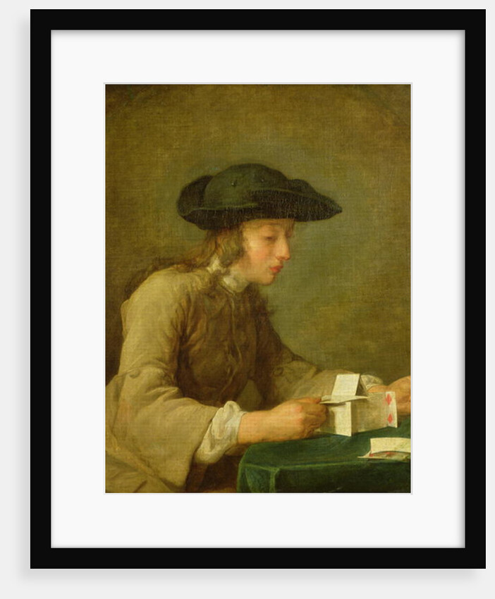 The House of Cards by Jean-Baptiste Simeon Chardin