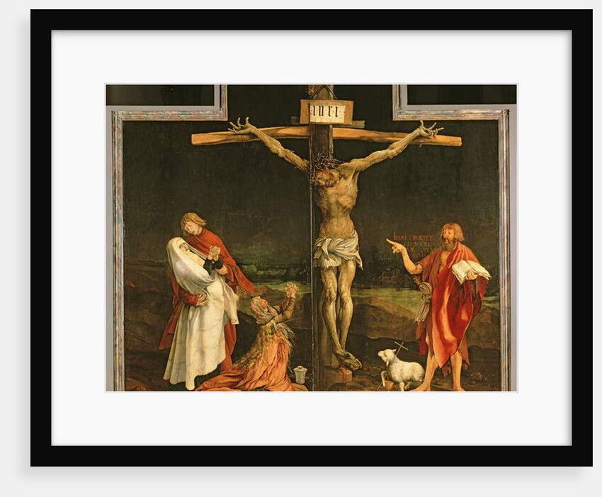 The Crucifixion, from the Isenheim Altarpiece, c.1512-15 by Matthias Grunewald