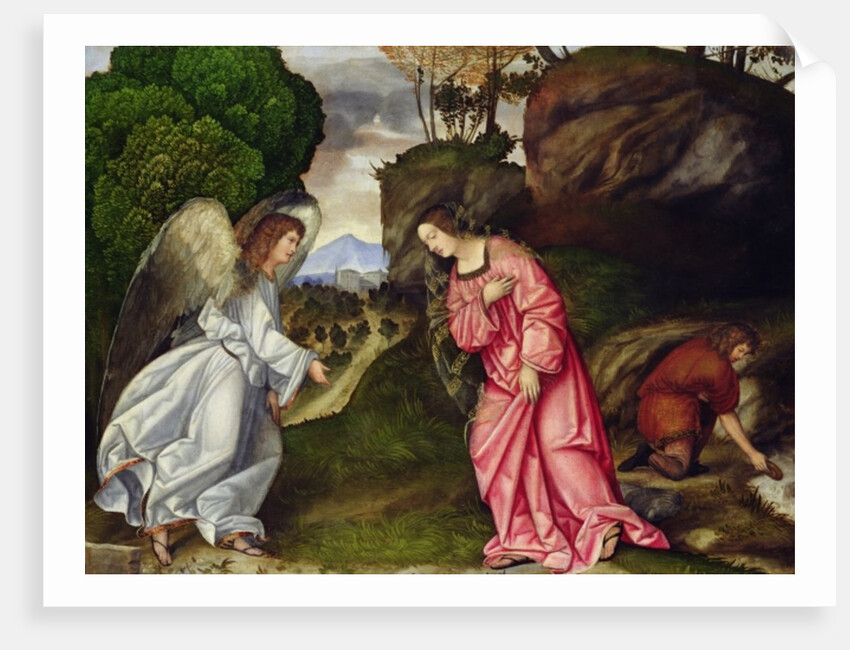 Hagar and the Angel by Girolamo da Treviso II