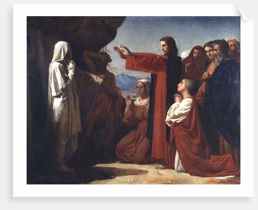 The Raising of Lazarus, 1857 by Leon Joseph Florentin Bonnat