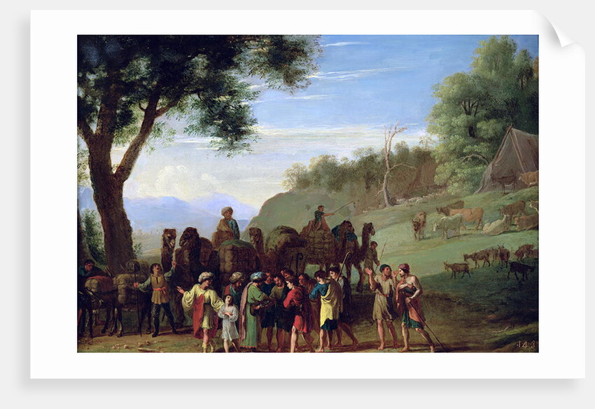 Joseph Sold by his Brothers by Herman van Swanevelt