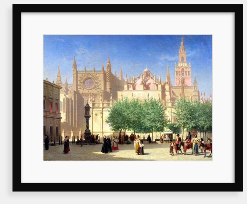 The Cathedral of Sevilla, 19th century by Achille Zo