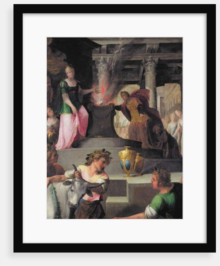 Hyante and Climene offering a sacrifice to Venus by Toussaint Dubreuil