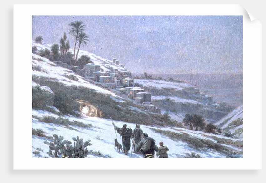 Christmas Night at Bethlehem, 1893 by Ludovic Alleaume