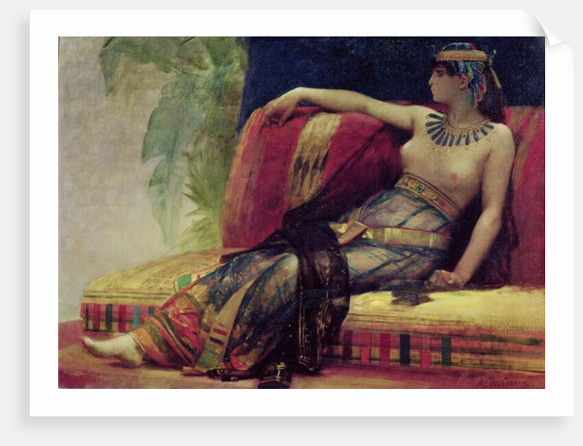 Cleopatra, preparatory study for 'Cleopatra Testing Poisons on the Condemned Prisoners', before 1887 by Alexandre Cabanel