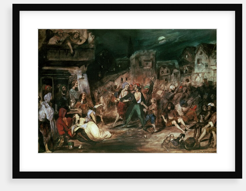 Gringoire in the Court of Miracles by Celestin Francois Nanteuil